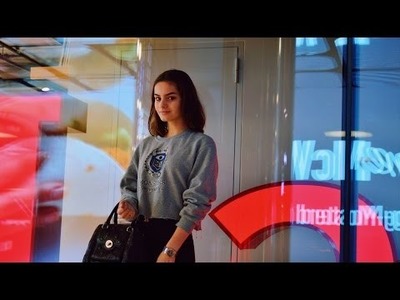 DIY tumblr inspired sweater.winter outfit! ♡