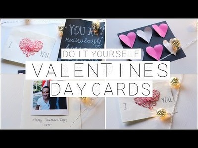 DIY Valentine's Day Cards! ♡