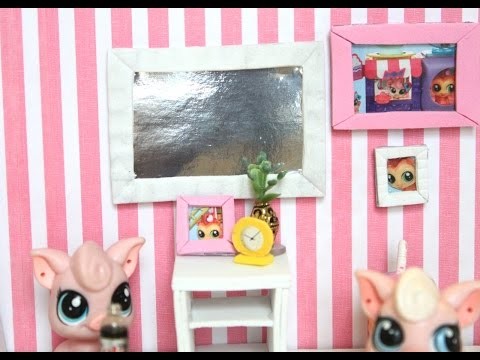 EASY LPS DIY How to make miniature picture frames