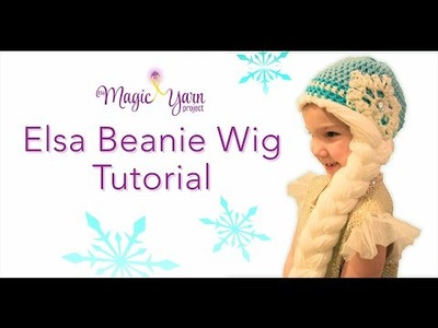 Elsa Beanie Wig Tutorial DIY