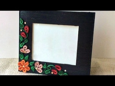How To Create A Simple Quilled Photo Frame - DIY Crafts Tutorial - Guidecentral