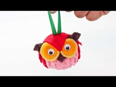 How To Create An Adorable Owl Ball Ornament - DIY Crafts Tutorial - Guidecentral