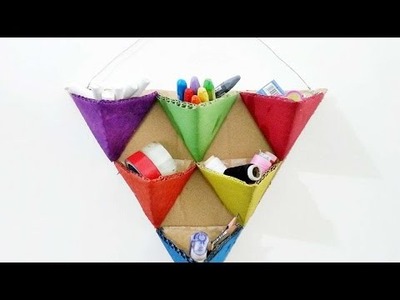 How To Create Fun Triangle Organizers - DIY Crafts Tutorial - Guidecentral
