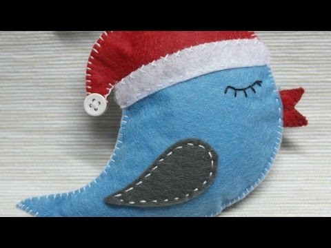 How To Make A Christmas Felt Bird Ornament - DIY Crafts Tutorial - Guidecentral
