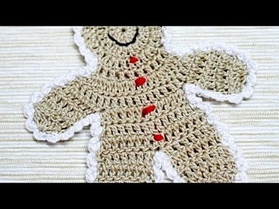 How To Make A Crocheted Gingerbread Boy Applique - DIY Crafts Tutorial - Guidecentral