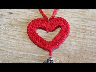 How To Make A Lovely Crocheted Heart Necklace - DIY Crafts Tutorial - Guidecentral