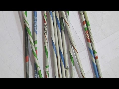 How To Make A Recycled Tube From Newspaper - DIY Crafts Tutorial - Guidecentral