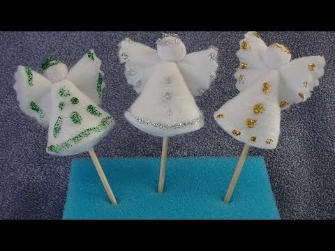 How To Make DIY Angels From Cotton Pads - DIY Crafts Tutorial - Guidecentral