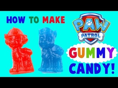How to Make Paw Patrol Gummy Candy! DIY Easy Tutorial