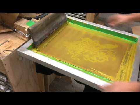 How to Screen Print T-shirts at Home - Basic DIY Instructions