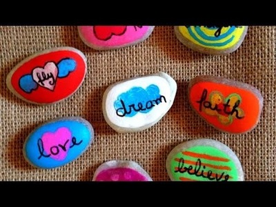How To Write Positive New Year Messages On Stones - DIY Crafts Tutorial - Guidecentral