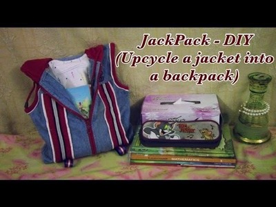 JackPack DIY (Upcycle a jacket into a backpack)