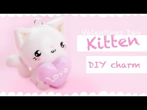 Kawaii Heart Kitten -DIY charm- ! | Kawaii Friday