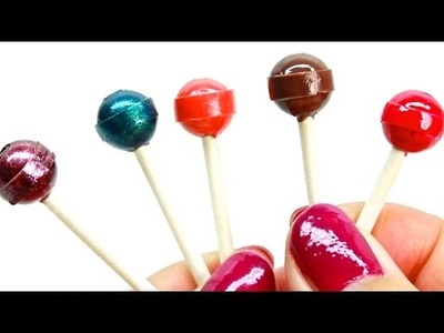 Miniature doll tootsie pops lollipop tutorial - DollHouse DIY ♥