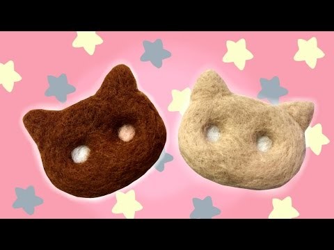 Steven Universe Cookie Cat Plush DIY Needle Felt Tutorial!