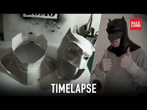 Timelapse - Making BvS Batman Mask | Costume Prop | Dali DIY