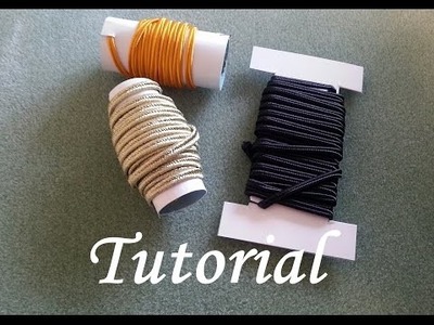 TUTORIAL creare bobine di soutache - DIY how to make soutache spool