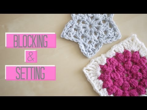 CROCHET BASICS: Blocking and Setting | Bella Coco