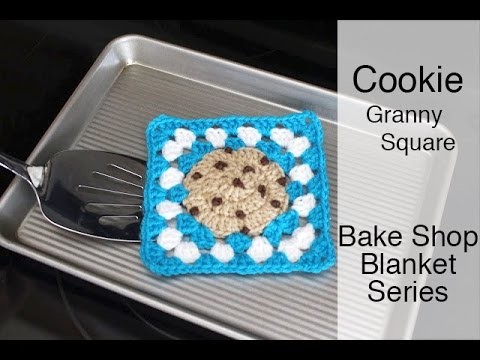 Crochet Cookie Granny Square | Bake Shop Blanket Series | Sewrella