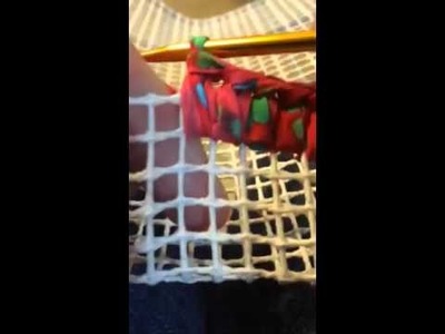 Crochet edge for Locker Hook Rug