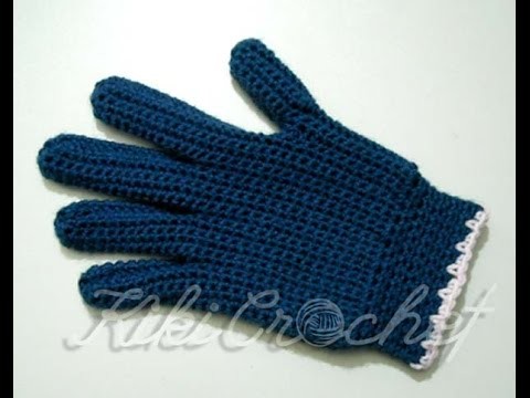 Crochet Gloves with Fingers (part1 )