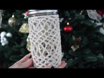 Crochet Jar Cozy Tutorial