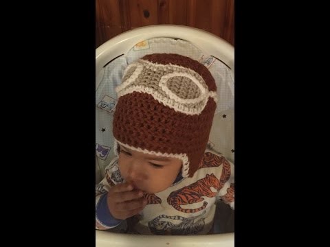 Crochet Pilot Hat