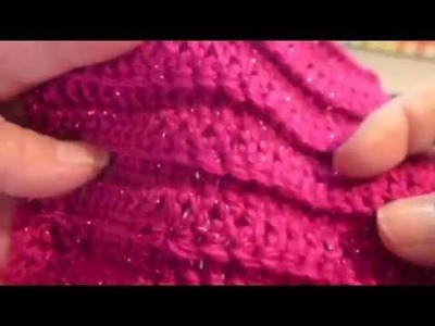 Crochet Tutorial: Back Loop Double Crochet BE SQUARE