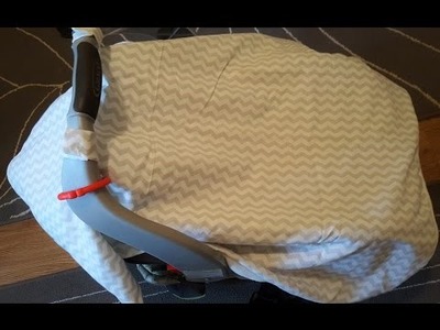 DIY Baby Carseat Canopy.Cover! Super Easy Tutorial!!