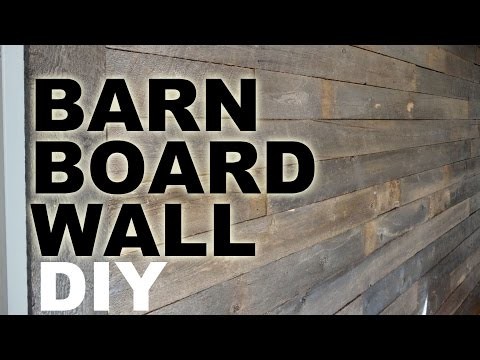 DIY Barn Board Feature Wall Tutorial