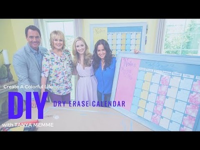 DIY Dry Erase Calendar