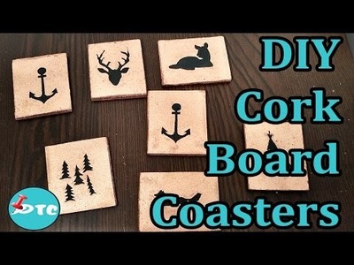 DIY Personalized Cork Board Coasters