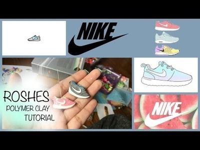 DIY Roshes Sneaker Charm | Polymer Clay Tutorial