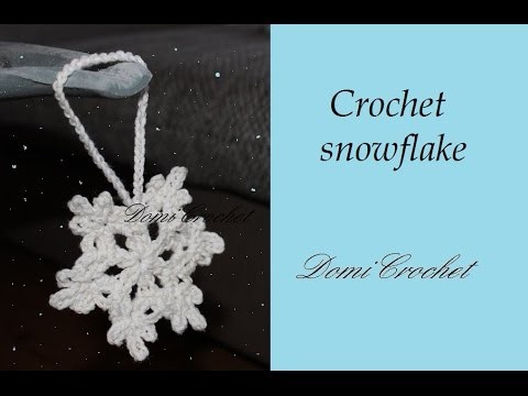 Easy crochet snowflake