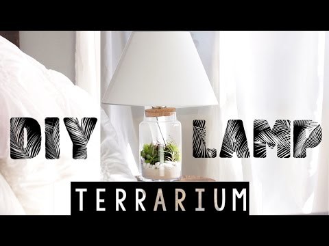 Easy DIY Terrarium Lamp | Spring Room Decor!