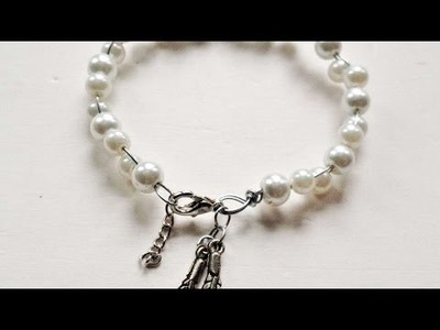 How To Create A Beautiful Pearl And Charm Bracelet - DIY Crafts Tutorial - Guidecentral