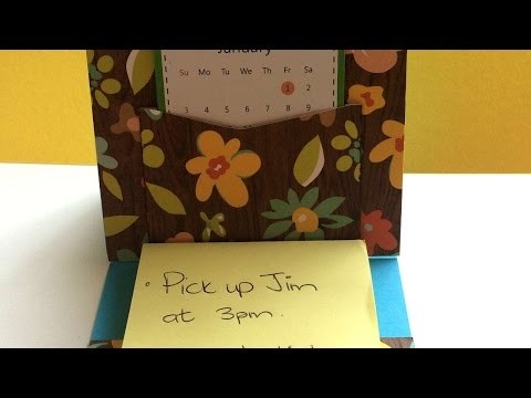 How To Create A DIY Desk Calendar - DIY Crafts Tutorial - Guidecentral