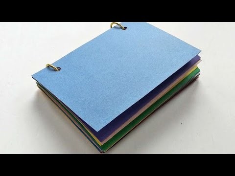 How To Create A Recycled Cardstock Notebook - DIY Crafts Tutorial - Guidecentral