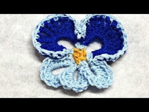 How To Crochet A Flower Pansy - DIY Crafts Tutorial - Guidecentral