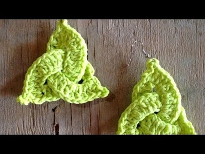 How To Crochet A Pair Of Celtic Triangle Earrings - DIY Crafts Tutorial - Guidecentral