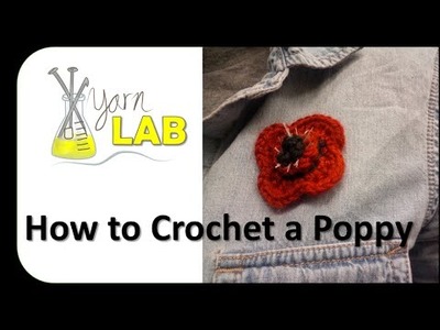 How to Crochet a Remembrance Day Poppy