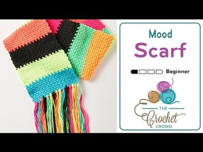 How to Crochet A Scarf: Moss Stitch Scarf