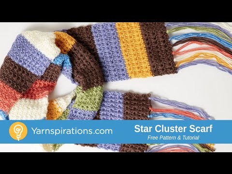How To Crochet A Star Cluster Scarf