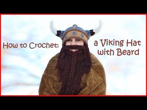 How to Crochet a Viking Hat with Beard