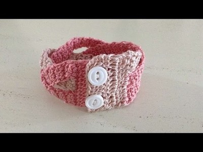 How To Crochet A Yarn Bracelet - DIY Crafts Tutorial - Guidecentral