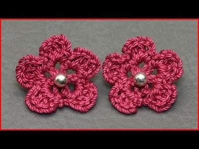 How to Crochet an Earring Embellishment