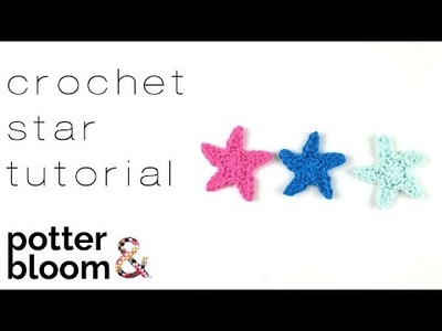 How to crochet an easy star - UK terminology