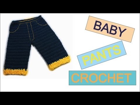 How to crochet baby pants Free tutorial pattern by wwwika
