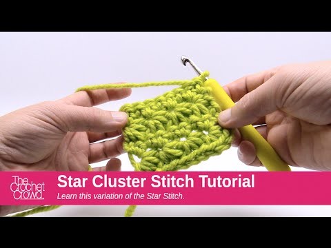 How to Crochet Star Cluster Stitch