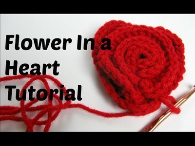 How to Crochet the Flower In a Heart
